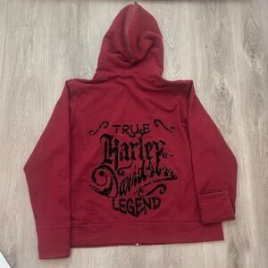 Harley davidson y2k hoodie